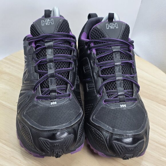 Helly Hansen Women’s 8.5 Loke Dash Outdoor Trail Hiking Shoes Black/Purple - Picture 4 of 9